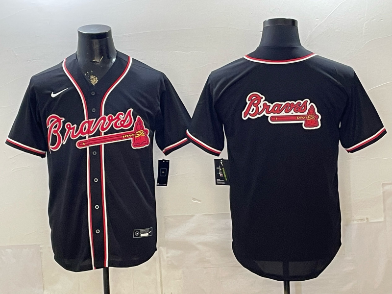 Men Atlanta Braves blank black Nike 2026 Jersey 05280011->atlanta braves->MLB Jersey